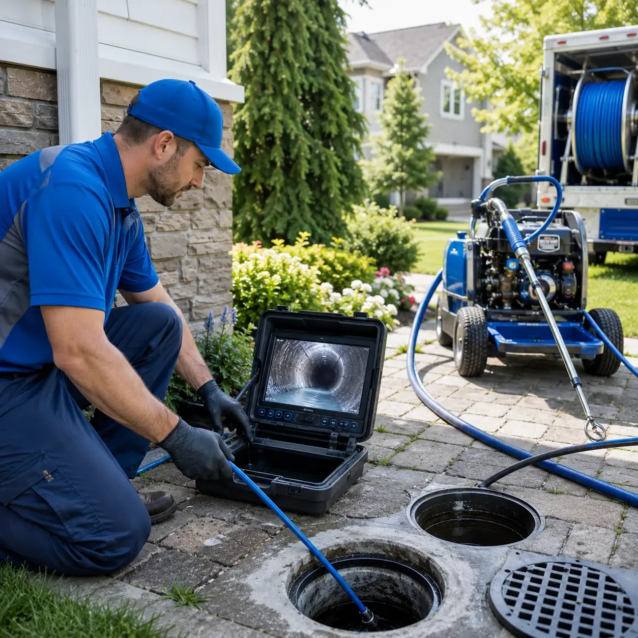 Outdoor drain cleaning professionals serving Oswego, NY